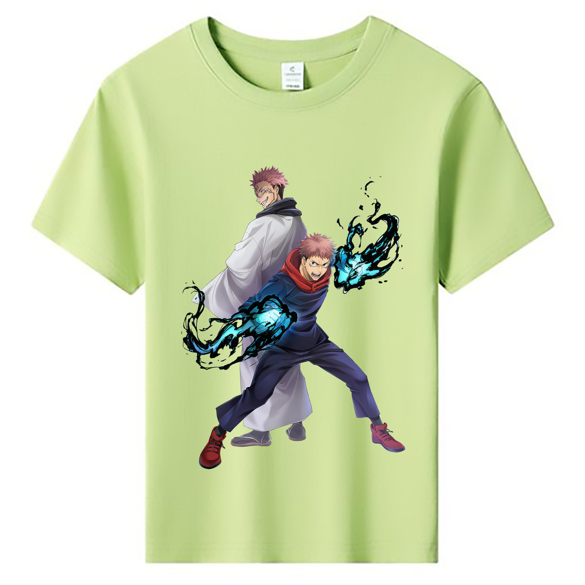 （画像用） 呪術廻戦 Jujutsu Kaisen 綿100％キッズTシャツ（フロントプリント）